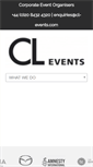 Mobile Screenshot of cl-events.com